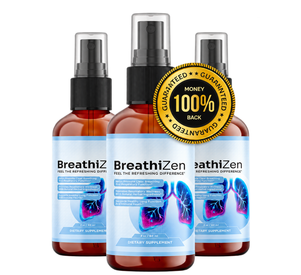 BreathiZen 3 bottle package with money-back guarantee